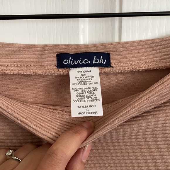 Olivia Blu soft Blush colored skirt - Picture 4 of 6